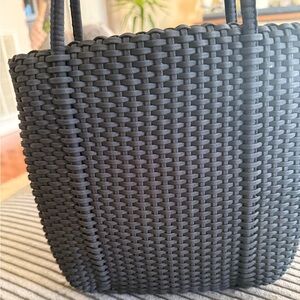 Nine West Black Woven Handbag